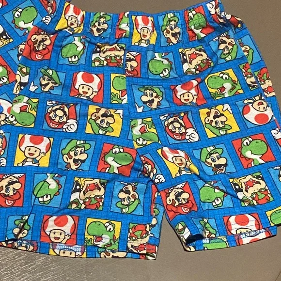 Nintendo Kids Size 6 Pajama Set - Blue and Red - Picture 4 of 6